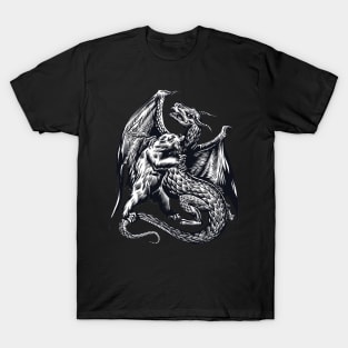 Bear Vs Dragon T-Shirt